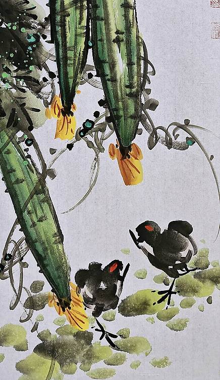 高晓林 （5382）国家一级美术师，加入省美协会员《三思图》