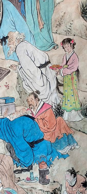 佘世忠 香山九老秋兴图