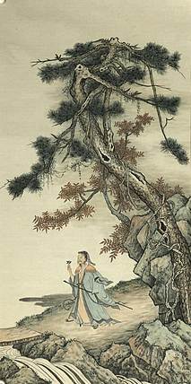 佘世忠 东篱高士图