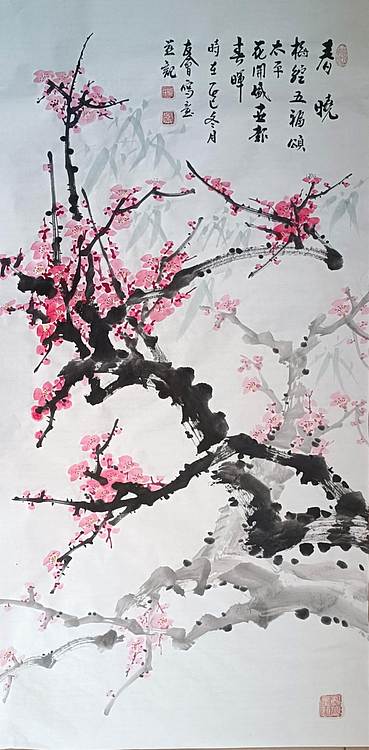 山东省美协会员 闫友会 春晓