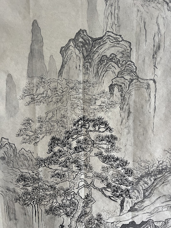 王木兰 飞瀑漱苍崖