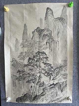 王木兰 飞瀑漱苍崖