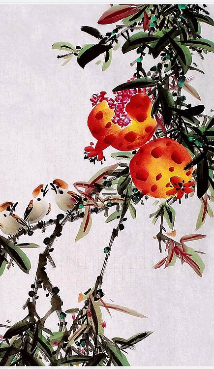 高晓林 （5392）国家一级美术师，江苏省美协会员《多子多福》