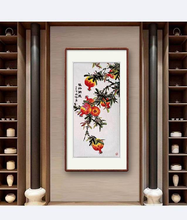 高晓林 （5391）国家一级美术师，江苏省美协会员《福籽满盈》