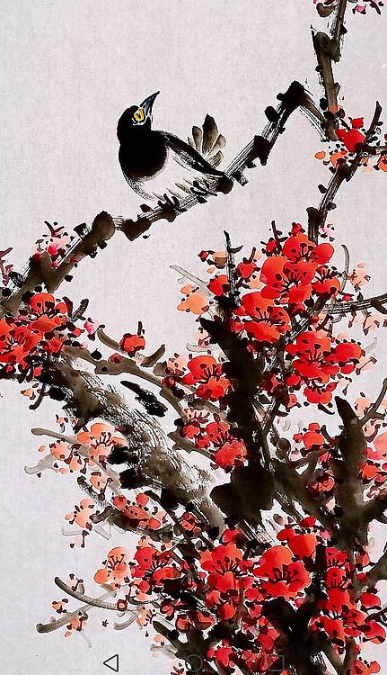 高晓林 （5393）国家一级美术师，江苏省美协会员《梅开五福》