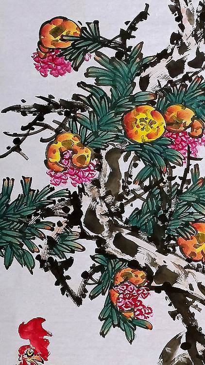 高晓林 (5403)国家一级美术师,江苏省美协会员《吉祥金秋》