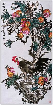 高晓林 （5402）国家一级美术师，江苏省美协会员《吉祥如意》