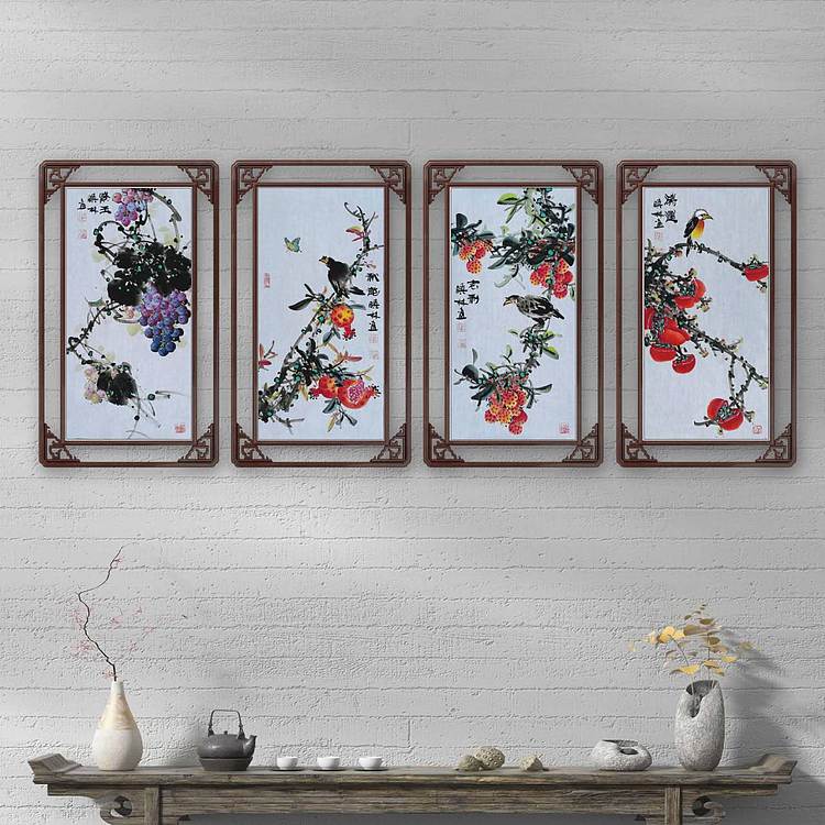 高晓林 （5413）国家一级美术师，江苏省美协会员，硕果飘香