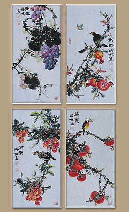 高晓林 （5413）国家一级美术师，江苏省美协会员，硕果飘香