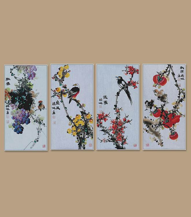 高晓林 （5414）国家一级美术师，江苏省美协会员，春华秋实