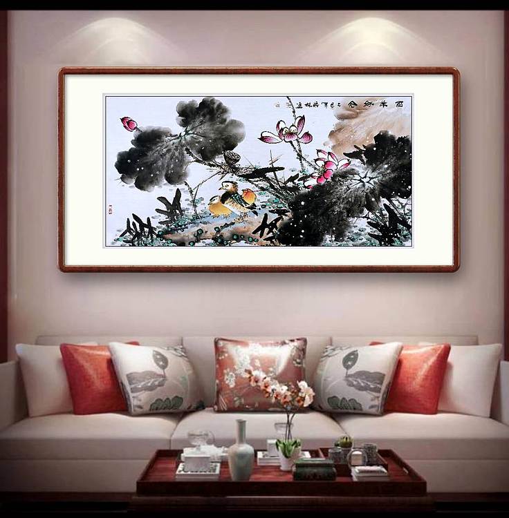 高晓林 （5421）国家一级美术师，江苏省美协会员《百年好合》