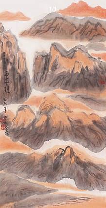 苏金成   精品国画   西风烈