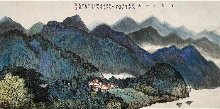 秦龍 精品山水