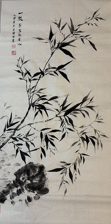 清荷 霍春阳学生    樊华   一枝寒玉报虚心