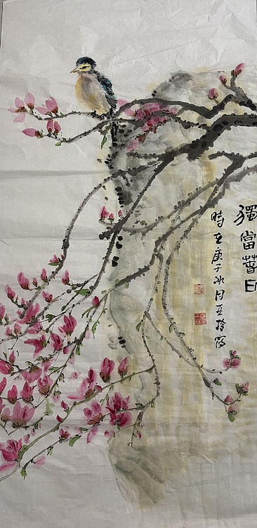 清荷 霍春阳学生  樊华   独当春日