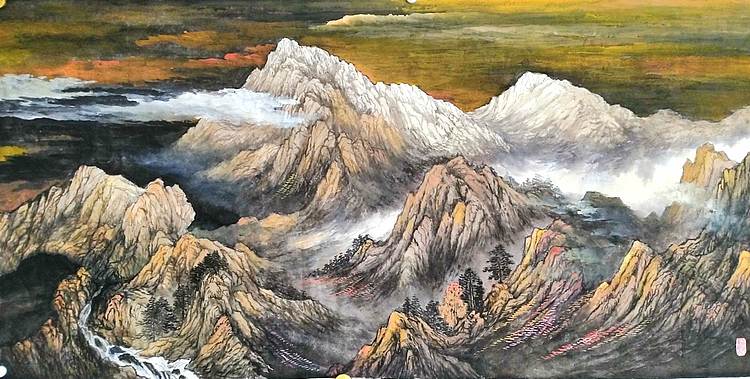 职业书画家 于恩沛 高山仰止