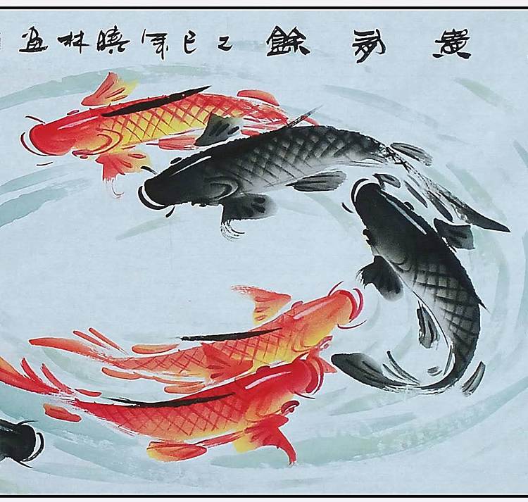 高晓林 （5443）国家一级美术师，江苏省美协会员《富贵有余》