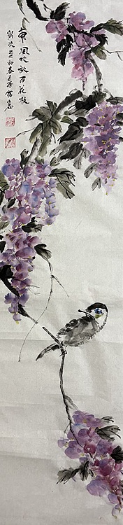 清荷 霍春阳学生   樊华    东风吹放百花枝