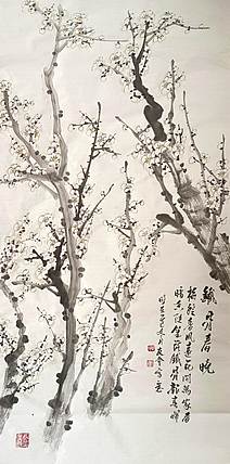 山东省美协会员 闫友会 铁骨春晓