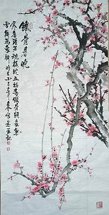 山东省美协会员 闫友会 铁骨春晓