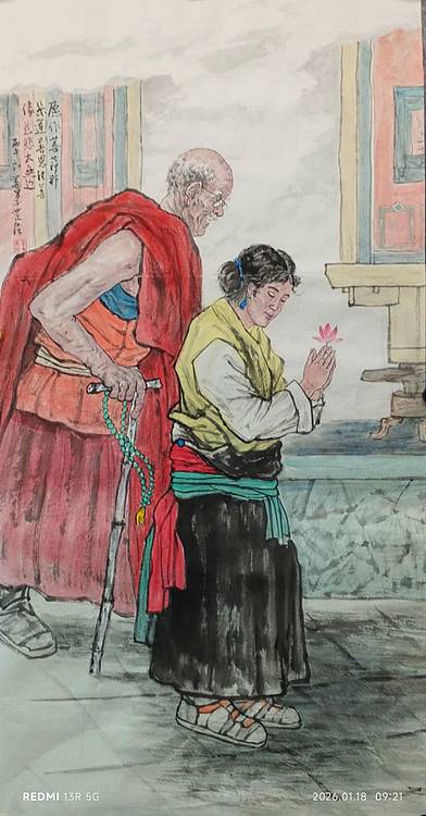 佘世忠 愿做菩萨那朵莲