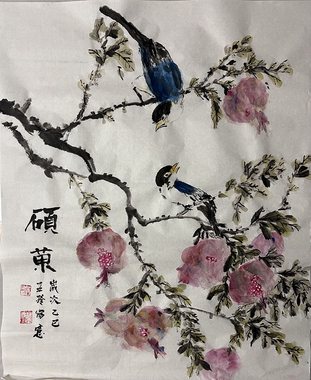 清荷 霍春阳学生 樊画 硕果