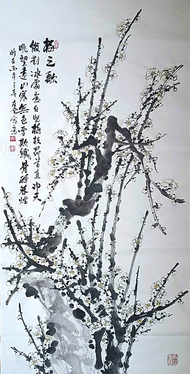 山东省美协会员 闫友会 梅之歌