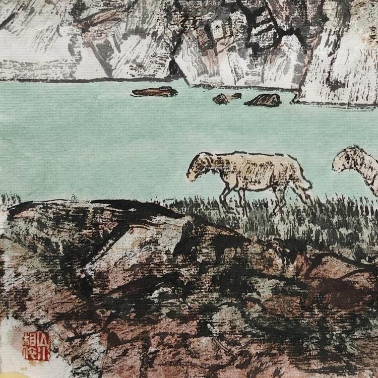 中国美术家协会会员 王居龙 山水