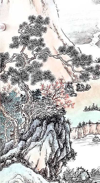 周植筠 山气日夕佳