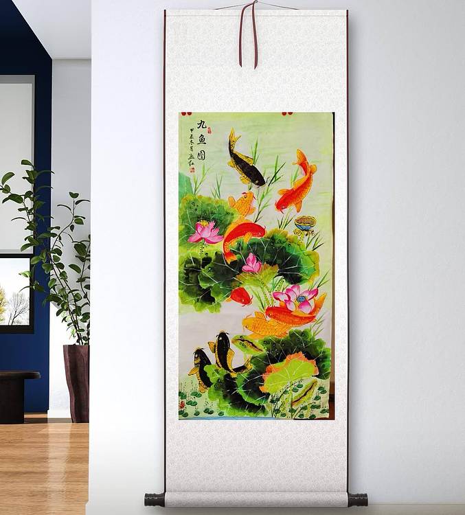 梦绘 《九鱼图》