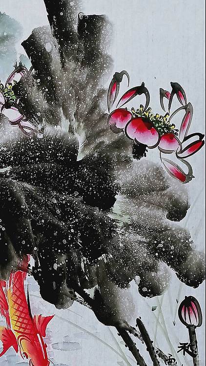 高晓林 （5520）国家一级美术师，江苏省美协会员四尺中堂玄关画