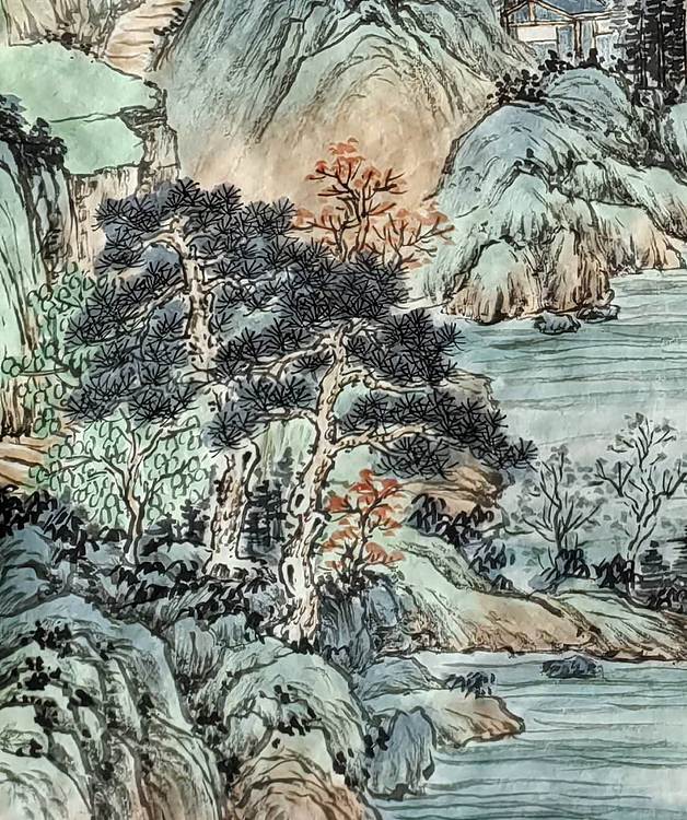 周植筠 万木争春