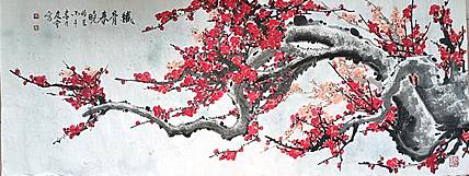 山东省美协会员 闫友会 铁骨春晓