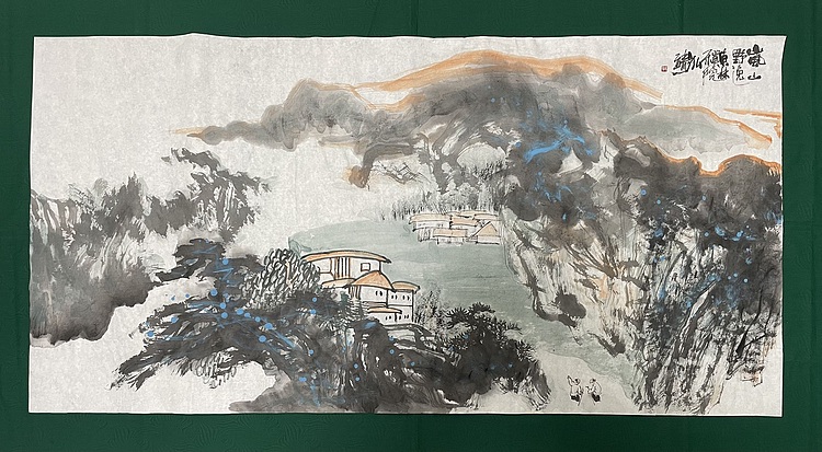 中国书画收藏家协会会员 泓靖 岚山野逸