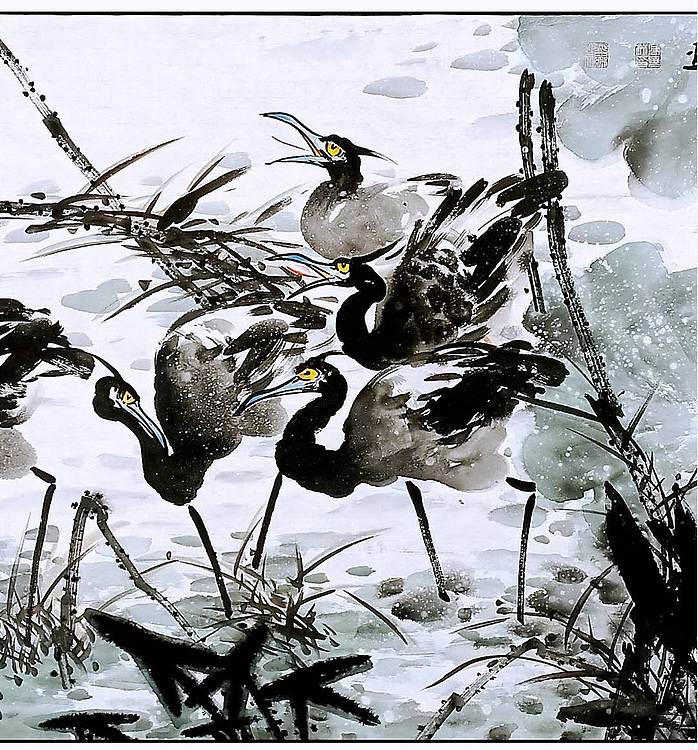 高晓林 （5529）国家一级美术师，江苏省美协会员，小六尺厅堂画