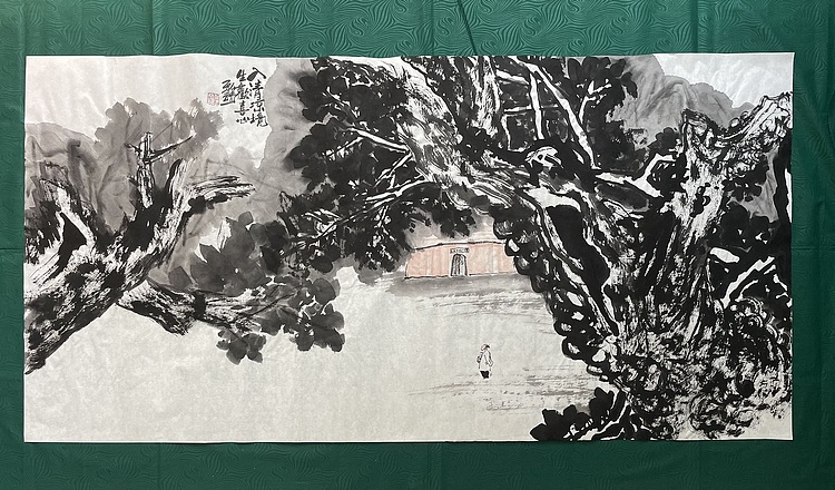 中国书画收藏家协会会员 泓靖 入清凉境