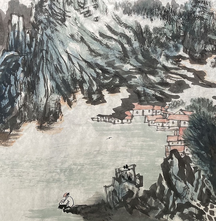 中国书画收藏家协会会员 泓靖 坐看云起