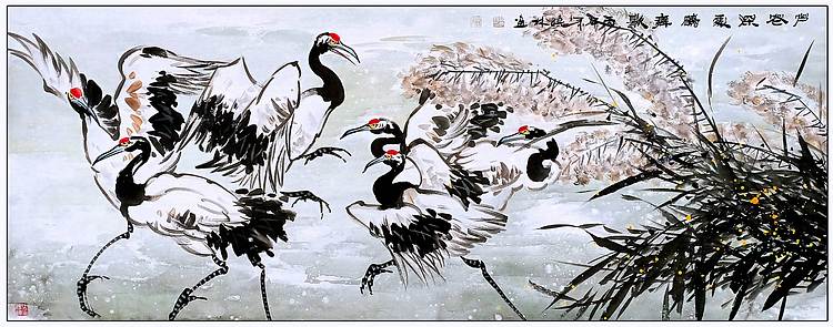 高晓林 （5530）国家一级美术师，江苏省美协会员，小六尺厅堂画