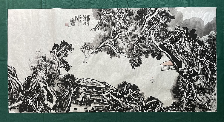 中国书画收藏家协会会员 泓靖 自在清风雅雨间