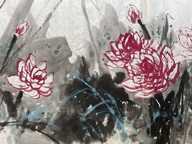 中国书画收藏家协会会员 泓靖 吉相图