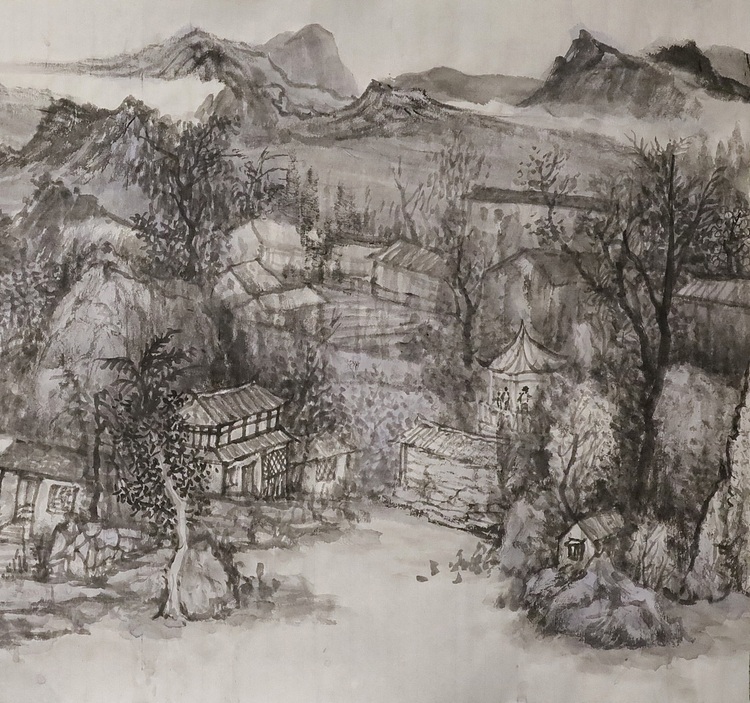 职业书画家 剑君 故园清风