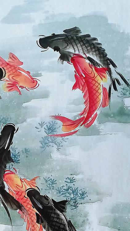 高晓林 （5535）国家一级美术师，江苏省美协会员，四尺中堂玄关画