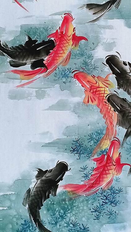 高晓林 （5536）国家一级美术师，江苏省美协会员，四尺中堂玄关画