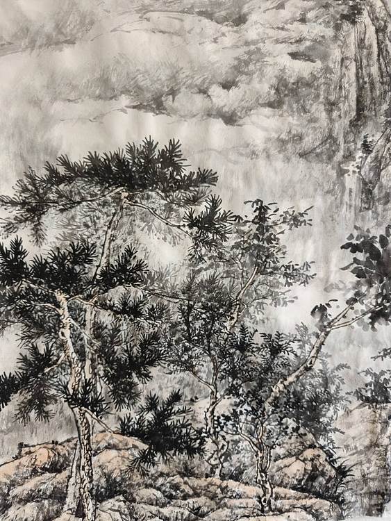 金戈 山水清音图