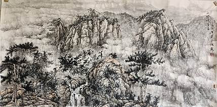 金戈 山水清音图