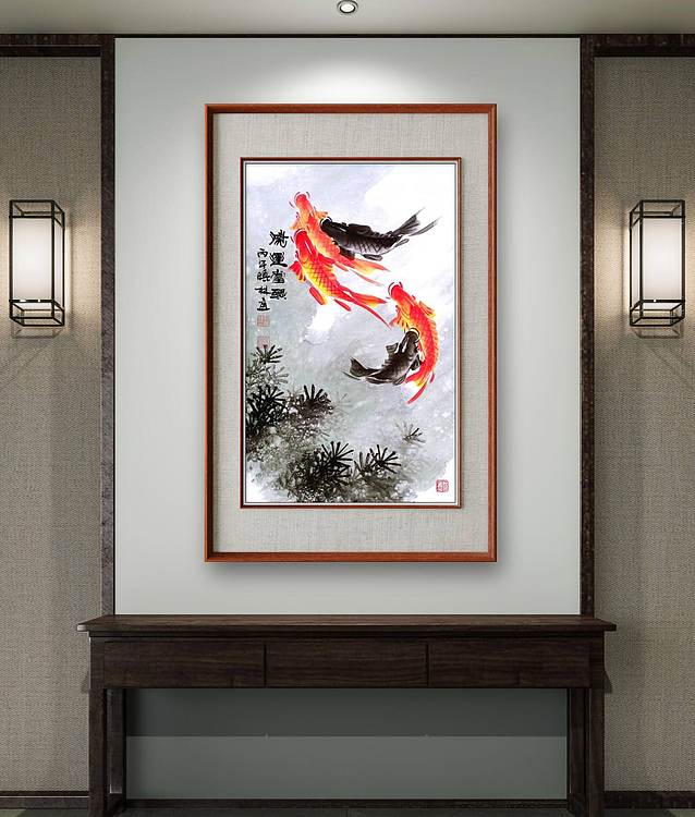 高晓林 :(5545)国家一级美术师,江苏省美协会员,鸿运当头