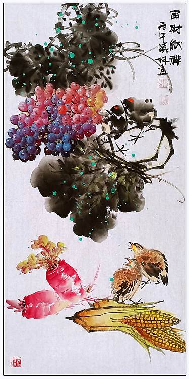 高晓林 (5549)国家一级美术师,江苏省美协会员,中堂玄关画