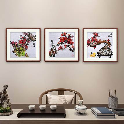 高晓林 （5556-5558）国家一级美术师，江苏省美协会员，三联斗