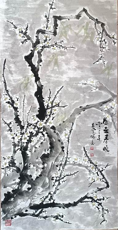 山东省美协会员 闫友会 盛世春晓
