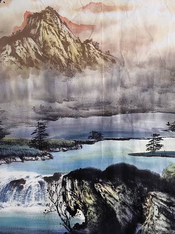 秋山云绕图